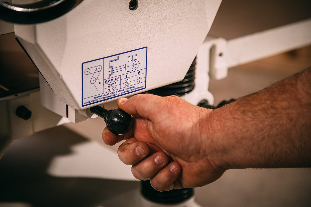 JET 20-Inch Planer, Helical Head, 5 HP, 1Ph 230V (JWP-208HH) Jet