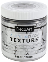 Decoart Texture Metallics 8oz Silver DecoArt