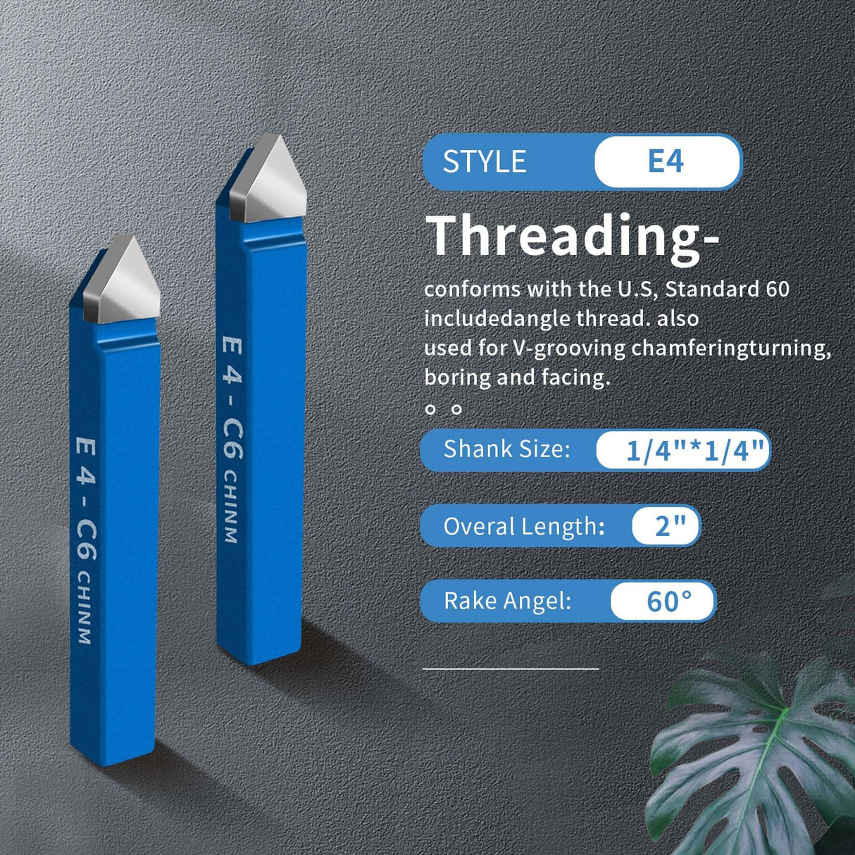 SENDUO 10PCS 1/4" Metal Lathe Tooling Carbide Tip Tipped Cutter Tool,C6 Bit Cutting Set,for Metal Lathe Turning, Boring, and Chamfering SENDUO