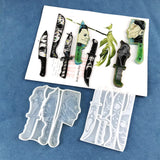 HyzaPhix Dagger Resin Molds Keychain Epoxy Casting Mold Scary Knife Silicone Mold Jewelry Making Supplies Michael Myers for DIY Pendant Horror HyzaPhix