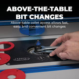 Kreg PRS5000 Precision Router Lift - Router Table Lift System - Durable Router Plate Insert - Router Table Plate Insert - For Quick, Accurate, KREG