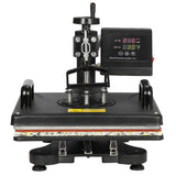 SUPER DEAL Upgraded 5 in 1 Heat Press Machine 12" x 15" 360-degree Rotation Quality ndustrial Digital Heat Transfer Machine Combo for SUPER DEAL
