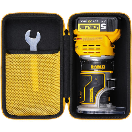 Khanka Hard Case replacement for DEWALT 20V Max XR Cordless Router, Brushless, Case Only (DCW600B) khanka
