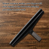 Vkinman 12 Inch Lathe Tool Rest 25.32mm Post Cast Iron T Type Tool Post Round Handle Tool Post Wood Lathe Turning Accessories for Woodworking Vkinman