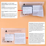 JILERWEAR Professional Laser Safety Glasses for 405nm,445nm,450nm,532nm,850nm Laser and 190nm-490nm Wavelength Violet/Blue/Red Laser Protection JILERWEAR