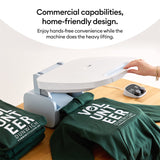 Cricut Autopress- Professional Automated Heat Press for T-Shirts, Decor, Home-Friendly Design, Commercial-Level Capabilities, Large Ceramic-Coated Cricut