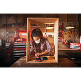 CRAFTSMAN Electric Sander, 1/4 inch Sheet, 13,500 OPM, 2 Amp, Corded (CMEW230) Craftsman