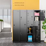 INTERGREAT Metal Locker for Office Storage Locker Employees Locker for School Gym Lockers Corridor Locker 6 Tier 6 Door INTERGREAT