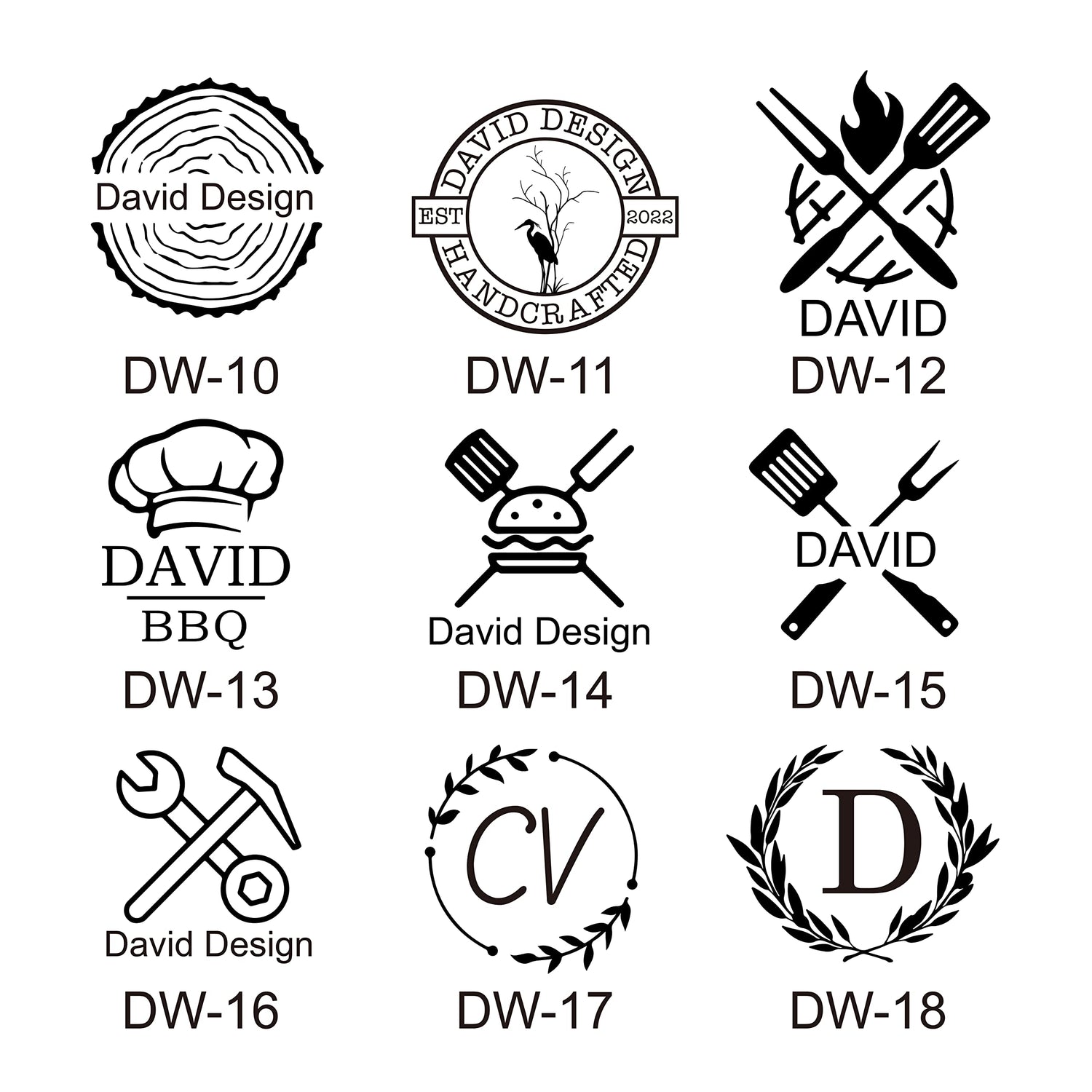 Custom Electric Wood Branding Iron with Brass Stamp - Personalise Your Crafting with Deironply Deironply