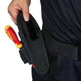 Small Tool Pouch with Belt Clip,Small Tool Holder Pouch, Min Work Organizer Tool Holster and Knife Holder with Hammer Holder MELOTOUGH