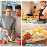 18 Pcs Wood Cutting Board Bulk Kitchen Chopping Boards Large Serving Board Wooden Cutting Board Set for Kitchen Meat Cheese Bread Vegetables (12'' x Lincia