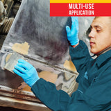 Custom Shop 4" x 2-3/4" (Pack of 25) Double Sided Black Plastic Ultra Flexible Filler Spreaders Custom Shop