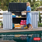 Keter Store-It-Out Prime 4.3 x 3.7 ft. Outdoor Resin Storage Shed with Easy Lift Hinges, Perfect for Yard Tools, Pool Toys and Garden Accessories, Keter