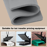 Frienda 2 Pcs Heat Press Pad Mat 0.31 Inch Thick Silicone Mat for Heat Press Flat Press Replacement Pad for Sublimation Heat Transfer Machine T Shirt Frienda