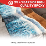 MAS Table Top Pro (1-Gallon Kit) | Crystal Clear Casting for DIY Arts and Crafts Projects | 2-Part Resin and Hardener Epoxy Kit | for Countertops, MAS