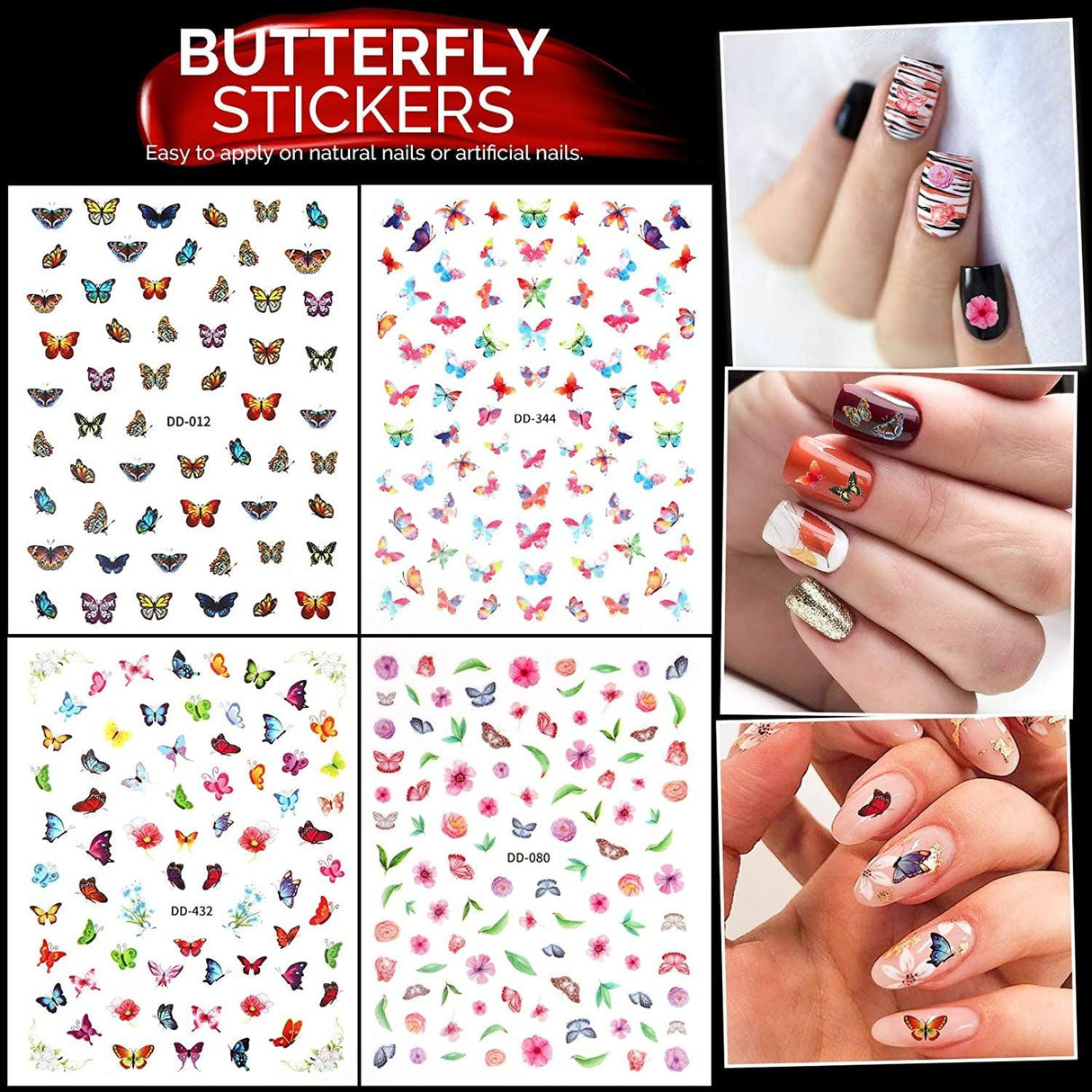 Beginners, Nail Art Supplies with Nail Art Brushes, Nail Dotting Tools, Nail Art Stickers WoodArtSupply