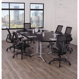 WorkPro® 1000 Series Ergonomic Mesh/Mesh Mid-Back Task Chair, Black/Black, BIFMA Compliant WorkPro