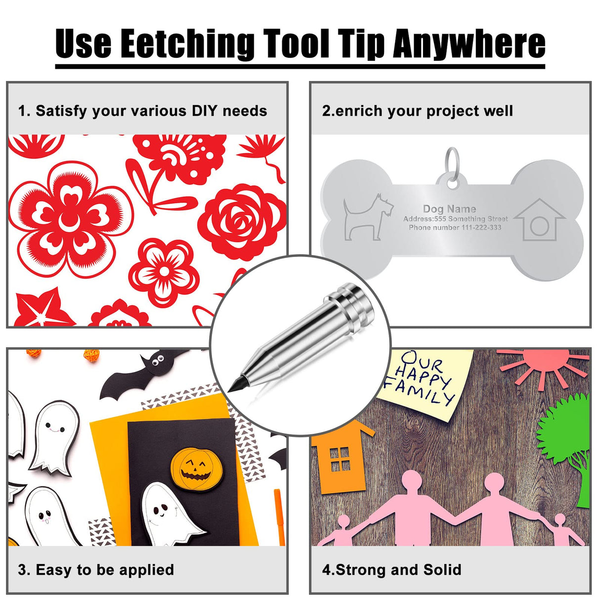 Tip Engraving Tool Etching Precision Tip Tool Engraving Tool Replacement Tips Engraver Accessories Compatible with Explore One Explore Explore Air Tondiamo