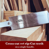 SUIZAN Japanese Pull Saw Hand Saw 9.5 Inch Ryoba Double Edge Flush Cut Saw Woodworking tools Gifts SUIZAN