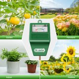 Dr.meter Soil Moisture Meter, 2 Packs Soil Test Kit for Garden Lawn Farm Indoor & Outdoor Use - Soil Tester Hygrometer Sensor for Plant Care - Plant Dr.meter