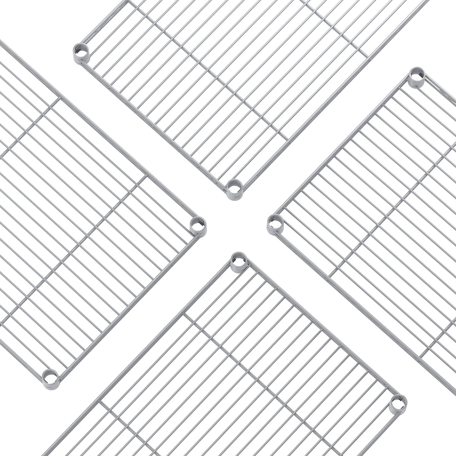 SINGAYE 4 Tier Shelf Adjustable Storage Shelf Wire Shelving,350LBS Load Capacity,Metal Storage Rack for Kitchen Office Home Storage Pantry SINGAYE