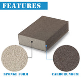 16Pcs 220 Grit Sanding Blocks, Jamiikury Sanding Sponge Washable and Reusable, Wet Dry Sandpaper Sponge for Wood Metal FurniturePaint and Drywall Jamiikury