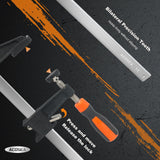 Woodworking Clamps,ACOSEA 4-Pack 12 Inch Bar Clamps Heavy Duty Adjustable and Release Quickly,Wood Clamps Throat Depth 2.5 Inch Clamps Force 600 Lbs ACOSEA