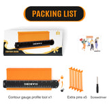 dodowin Contour Gauge, Men Gifts for Christmas, Stocking Stuffers for Him Dad Husband Boyfriend, Shape Duplicator Gadgets Flooring Tools for Tile dodowin