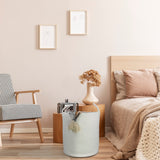 XUANGUO Cotton Rope Laundry Basket Hamper for Clothes Decorative Woven Storage Basket for Living Room Bedroom Boho Tall Rope Baskets for Blanket Toys XUANGUO