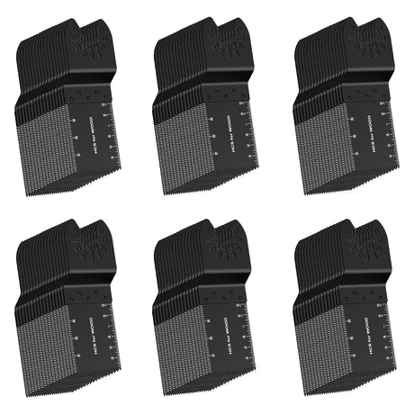 TrivdPro 100Pcs Oscillating Tool Blades Professional Universal Oscillating Saw Blades Wood Multitool Blades Compatible with Dewalt, Milwaukee, TrivdPro