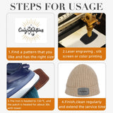 Dunzy 60 Pcs Blank Leatherette Hat Patches with Adhesive Rustic Leatherette Rounded Rectangle Patch Faux Leather Patches for Hats Costumes Fabric Dunzy