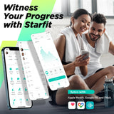 Smart Scale for Body Weight and Fat Percentage, RunSTAR High Accuracy Digital Bathroom Scale with Large Display Weighing Machine for 15 Body runstar