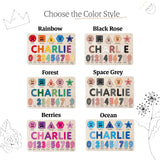 Boy and Girl Personalized Birthday Gift, Custom Handmade Name Puzzle with Animals, Gift for Kids, Christmas Gifts, Unique New Baby Gift Zuzu Puzzle