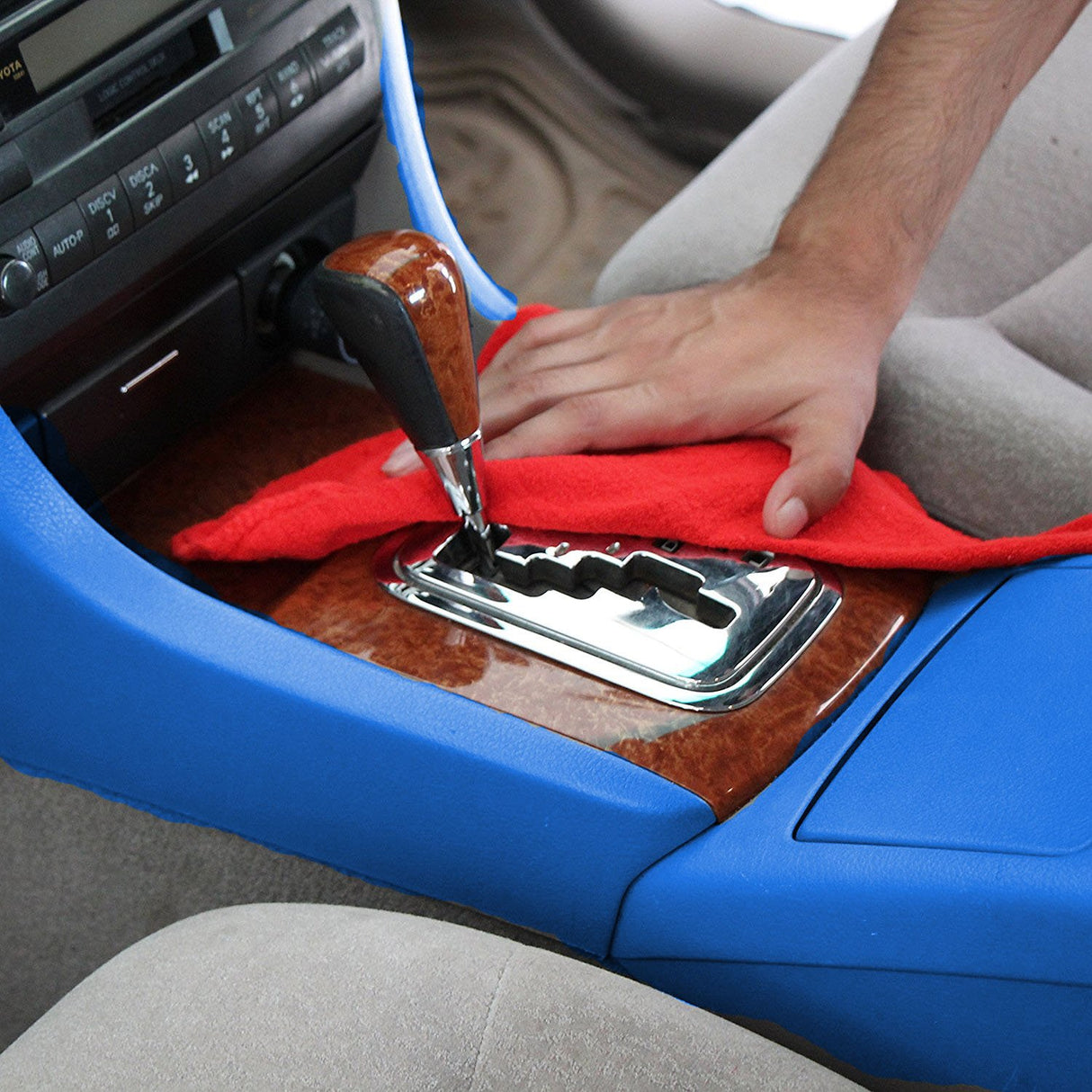 Simpli-Magic 79101 Shop Towels, 14"x12", 50 Pack, Cotton, Red SIMPLI-MAGIC