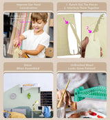 Puzzled 3D Puzzle Sydney Bridge Wood Craft Construction Model Kit, Fun and Educational DIY Wooden Toy Assemble Model Unfinished Crafting Hobby Puzzle Puzzled