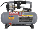 Senco PC1010 1/2- Horsepower 1-Gallon Matte Finish and Trim Portable Hot Dog Air Compressor, Gray/Red Senco