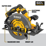 DEWALT FLEXVOLT 60V MAX* Circular Saw with Brake Kit, 7-1/4-Inch (DCS578X2) DEWALT