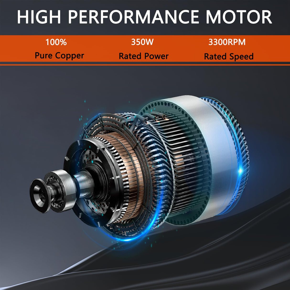 FICBXRA Utility Blower Fan 10 Inch Portable Axial Exhaust Fan 350W 1600CFM High Velocity Ventilator with 16FT Duct Hose for Exhausting & Ventilating FICBXRA