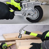 FASTPRO 220-Piece Home Tool Set, Household Repairing Tool Kit, with 12-Inch Wide Mouth Open Storage Tool Bag, Green FASTPRO