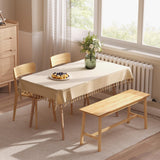 HOOBRO Bamboo Dining Bench, Table Bench, Entryway Bench, Kitchen Bench, Shoe Changing Bench, for Kitchen, Dining Room, Living Room, Bedroom, Easy to HOOBRO