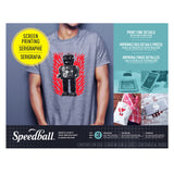 Speedball Advanced All-in-One Silk Screen Printing Kit, (19-Piece) Includes Ink, Frame Base, UV Exposure Light Speedball