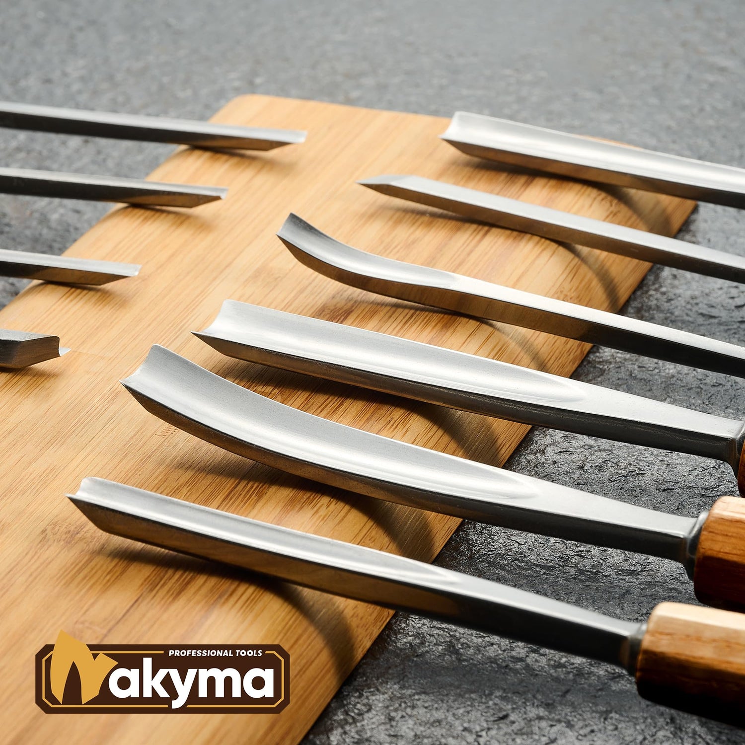 Wood Carving Kit, Wood Carving Set - Wood Carving Tools of 12 Wood Chisels with Canvas Case,Sharp Cr-V 60 Steel Blades, Wood Chisel Sets for Nakyma