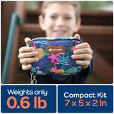 KEEP>GOING KeepGoing Travel First Aid Kit for Kids – 130 Pc. Small First Aid Kit for Car, Home, Purse, Diaper Bag & Backpack with Latex-Free Bandages KEEP>GOING