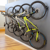 StoreYourBoard Swivel Bike Wall Rack, 4 Pack Garage Hanger Hook, Swing 90 Degrees, Vertical Bike Hanger Hook for Indoor, Bicycle Storage, Space StoreYourBoard