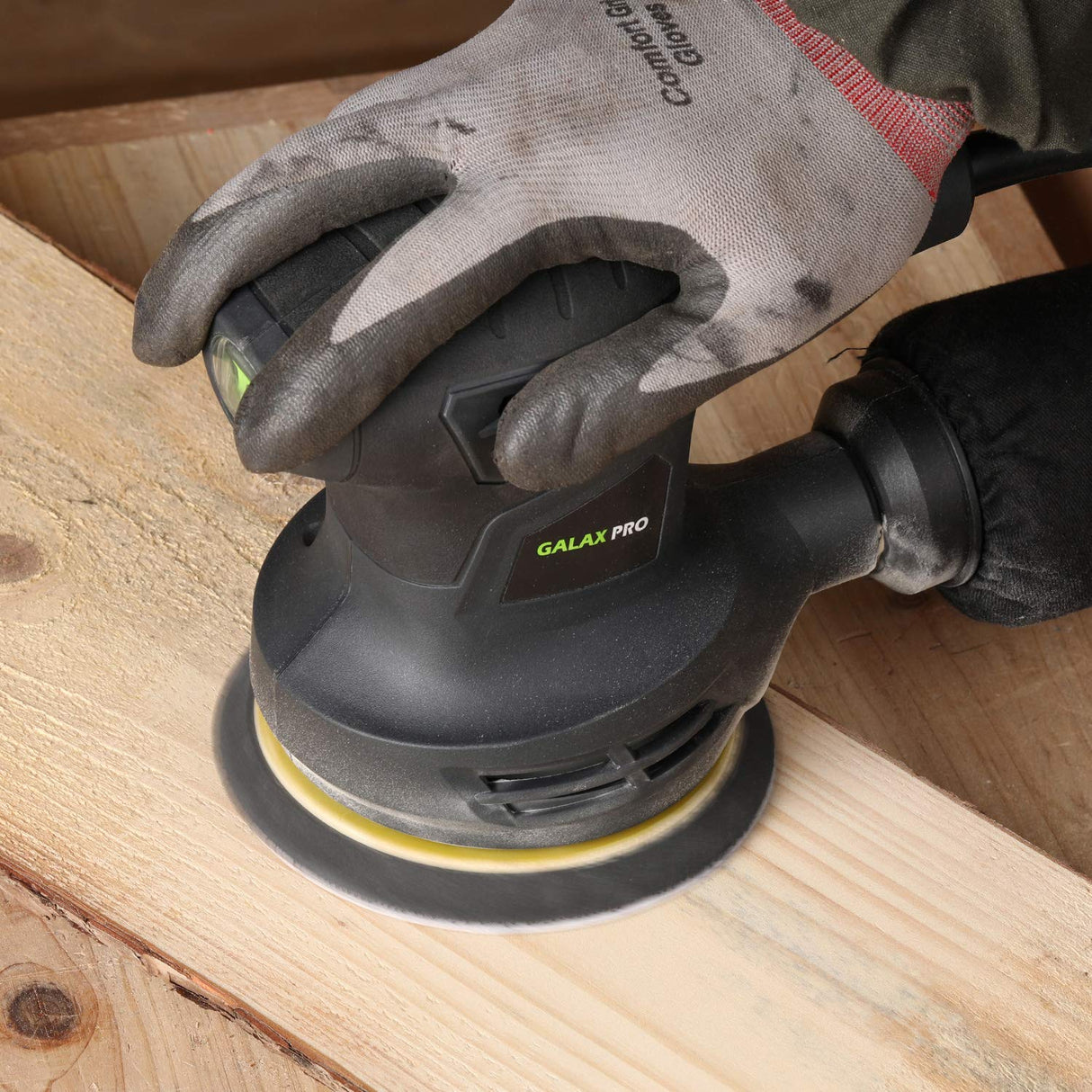 GALAX PRO 280W 13000OPM Max 6 Variable Speeds Orbital Sander with 15Pcs Sanding Discs, 5” electric Sander with Dust Collector for Sanding and GALAX PRO