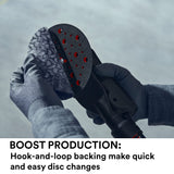 3M Xtract Cubitron II Net Disc 710W, 320+, 5 in, Die 500X, Pack of 50 Hook and Loop Sanding Discs, Virtually Dust-Free, Premium Option for Metal, 3M