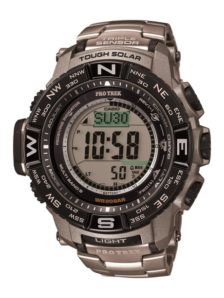 Casio Men's Pro Trek PRW-3500T-7CR Tough Solar Triple Sensor Digital Sport Watch Casio
