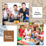 Mini Baseball Bat 8 Inch Unfinished Small Wooden Bats Unpainted Wood Baseball Bats for Painting Keychain Action Figures DIY Craft Projects Ball Juexica