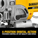 DEWALT 20V MAX Jig Saw, Cordless (DCS331M1) DEWALT