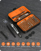 RARTOP Precision Screwdriver Set, 130 in 1 with 120 bits Repair Tool Kit, Magnetic Screwdriver Set with mini built-in box for Electronics iPhone RARTOP
